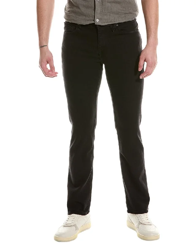 Men's Jeans with a Distressed LookVolcom Solver Black Modern Straight Jean