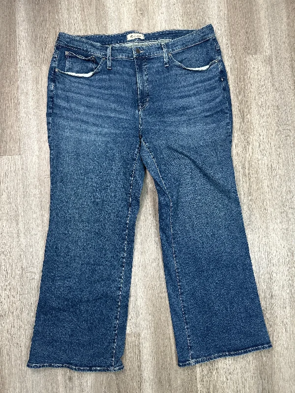 Workwear Men's JeansJeans Wide Leg By Madewell In Blue Denim, Size: 20