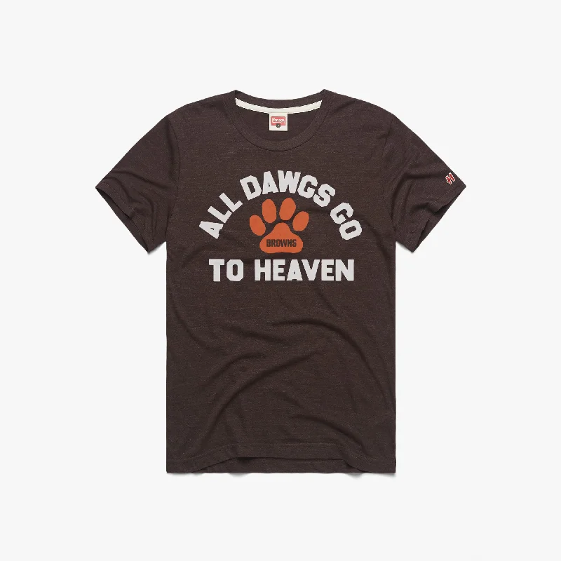 Men's Tailored Shirts for a Professional AppearanceCleveland Browns All Dawgs Go To Heaven