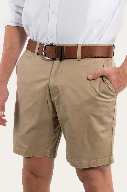 Men's Pants with Deep PocketsCampbell Mens Chino Short - Clay