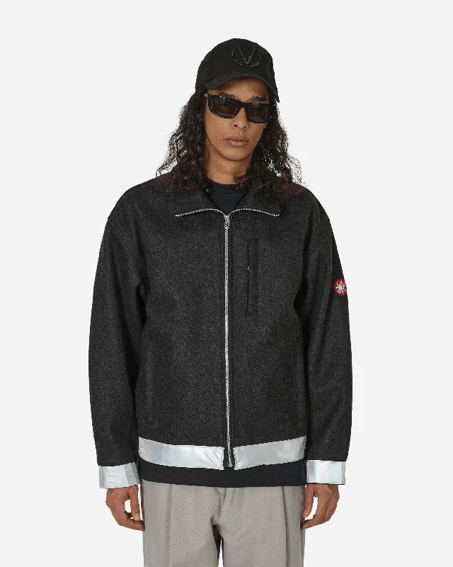 Unique Men's Flight JacketsReflect Wool Zip Jacket Charcoal