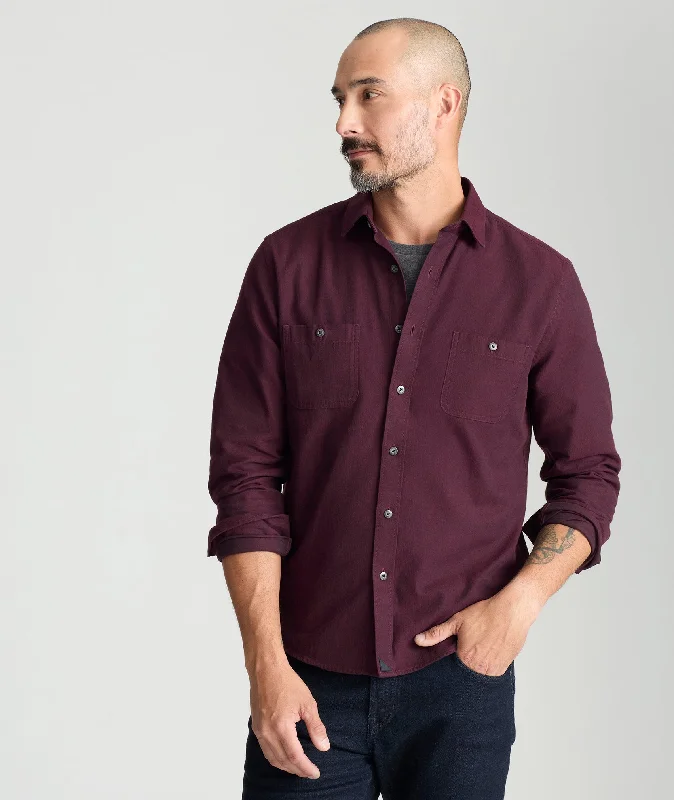 Men's Tennis Shirts for Court ComfortFlannel Hemsworth Shirt