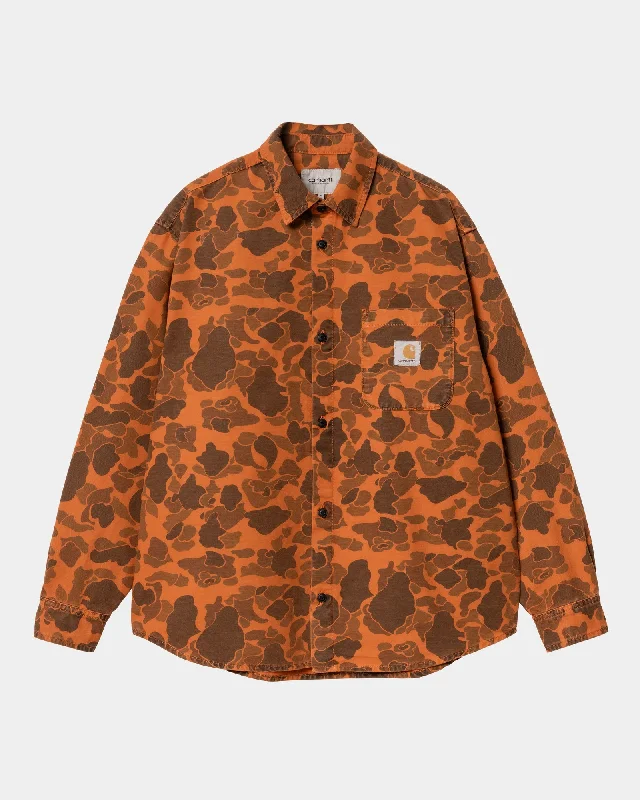 Men's Logo T-Shirts for Brand RepresentationDuck Camo Shirt | Green / Turmeric (garment dyed)