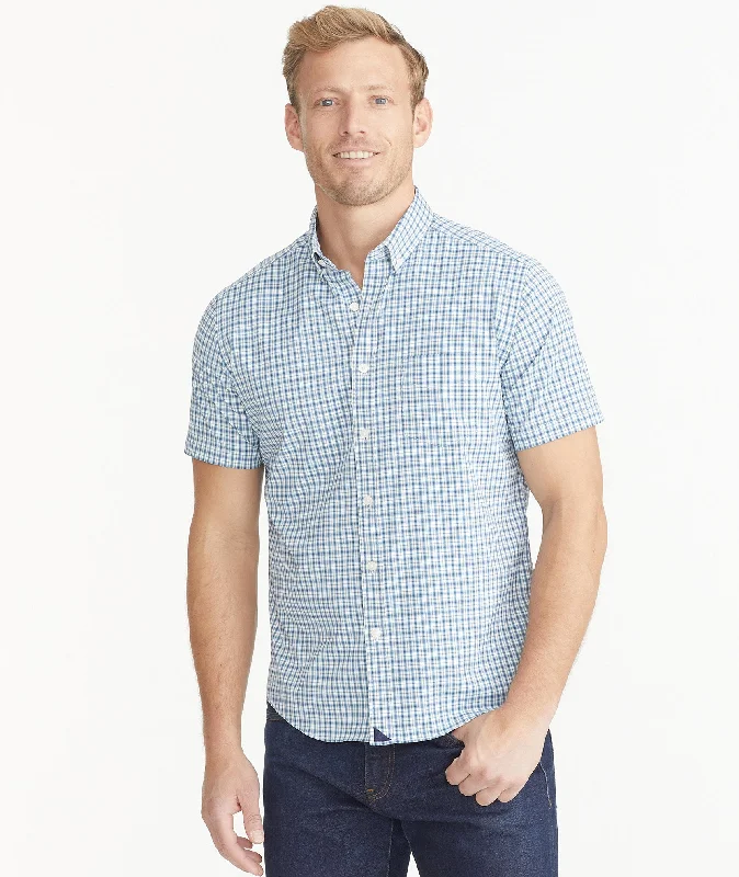 Men's Denim Shirts for a Rugged LookWrinkle-Free Performance Short-Sleeve Matarazzo Shirt
