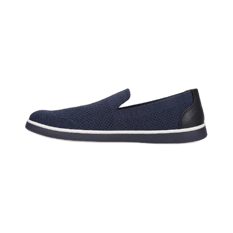 Men's Sweaters with Elastic WaistbandsMen's Blue Solid Slip-On Sneaker