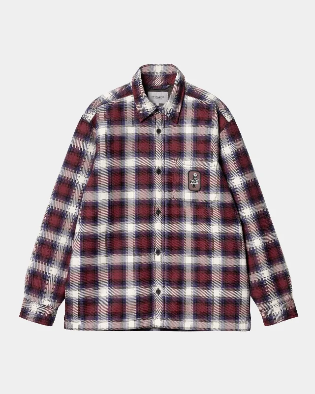 Men's Solid-Color Button-Down Shirts for VersatilityMonahan Check Shirt Jacket | Malbec