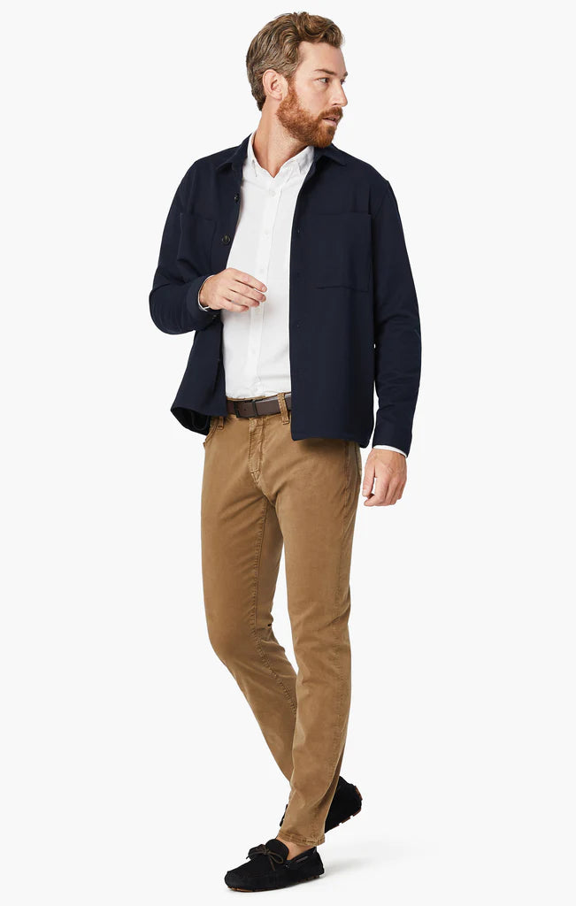 Men's Pants with Contrast Stitching34 Heritage Cool Tobacco Twill Tapered Leg Pants - H001014-29890